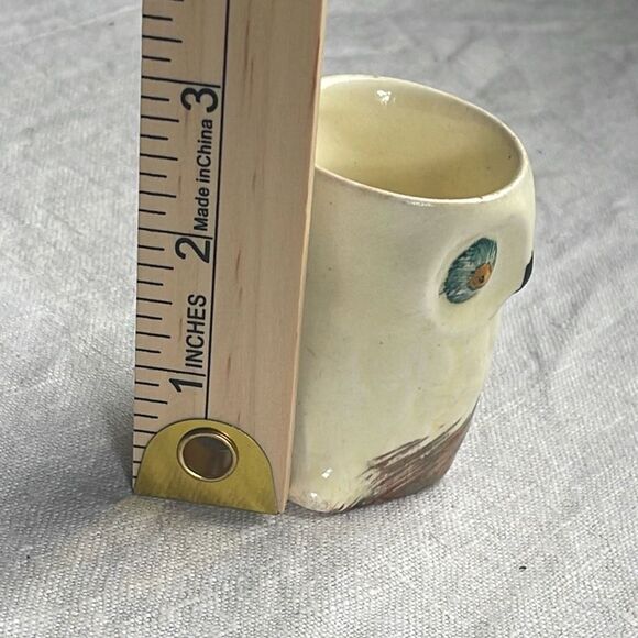 Vintage Keele Street Pottery England egg cup Hand painted - Picture 7 of 8